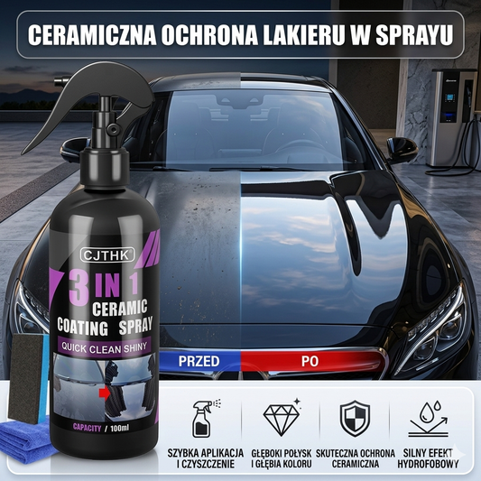 Ceramika w Sprayu do Lakieru  300ml + Ręcznik Gratis