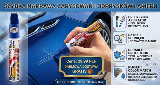 Wypełniacz ( Niebieski ) do Lakieru Samochodowego – Wypełniacz Zarysowań FlyMaxx