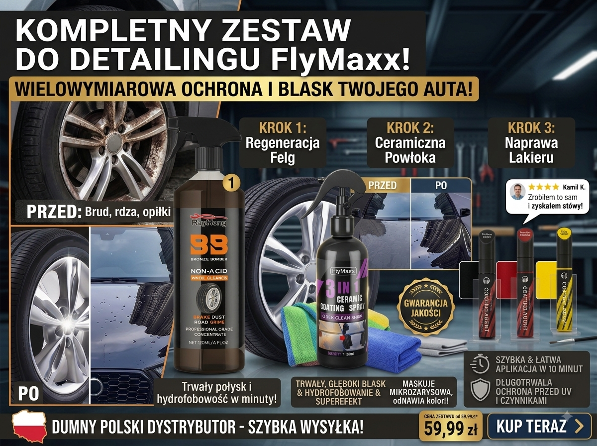 Zestaw do Odnowy Samochodu od FlyMaxx - 20% Ceny od Zakupu Osobno ✨